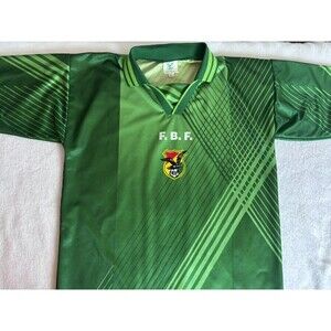 FIFA Copa America Official Vintage FBF Bolivia Futbol Soccer Home Jersey Large